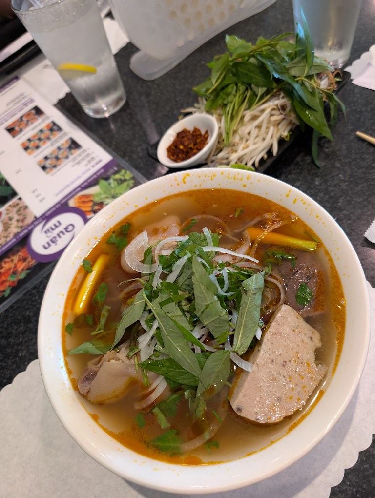 Bún Bò "huế" at Quán Mii Restaurant