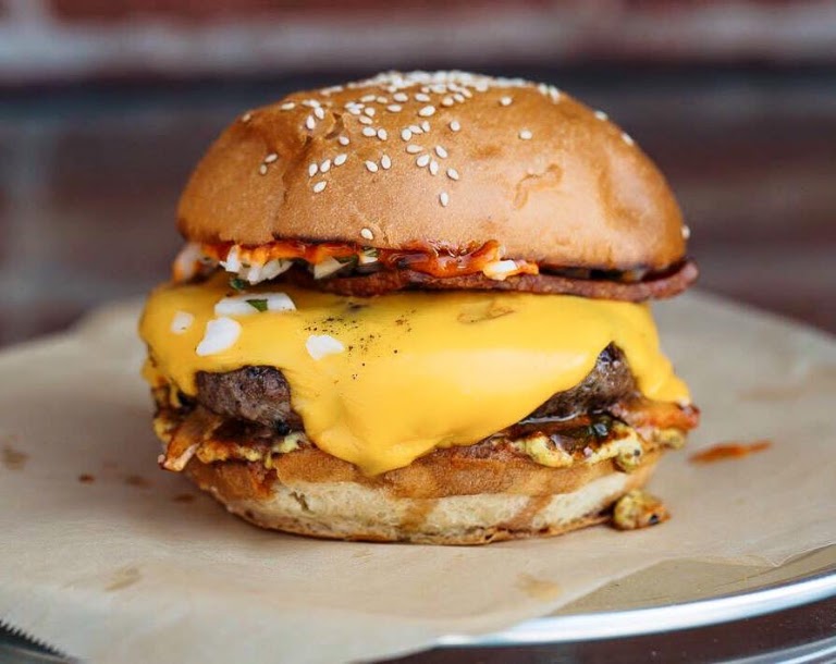 Chosun Burger at BiergartenLA - Koreatown