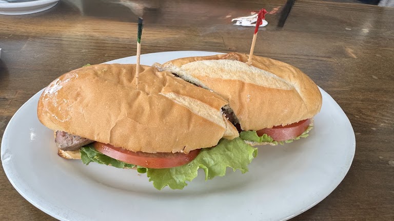Lomito Completo at Mercado Buenos Aires