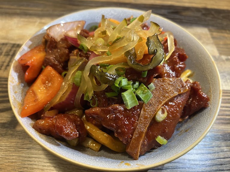 R12. BBQ Pork with Honey Sauce Rice at Bao Kee Cafe寶記