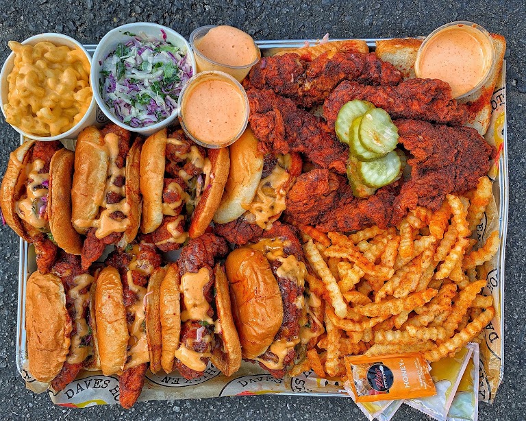 Nashville Hot Chicken Tenders at Dave's Hot Chicken