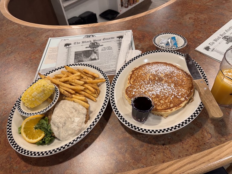 Sweet Cream Pancake Stack at Black Bear Diner Buena Park