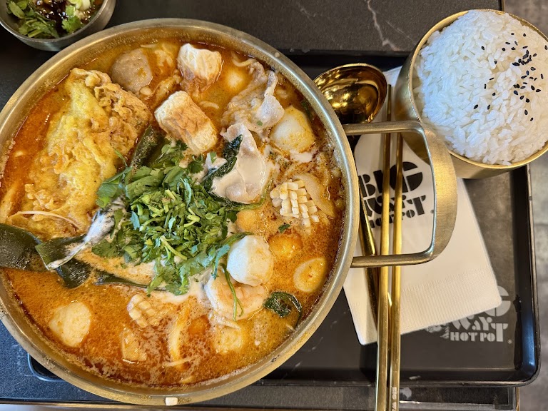 Collagen Bone Broth (pork) at Big Way Hot Pot (Rowland Heights)