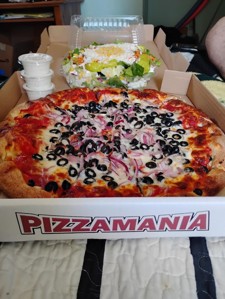 Vegetarian Pizza at Pizzamania