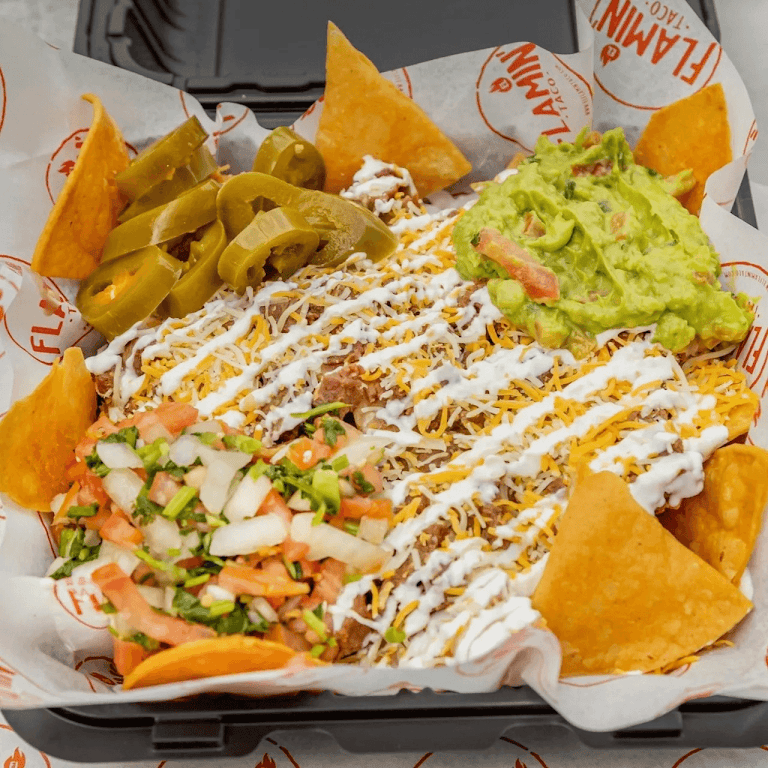 Asada Fries at El Flamin Taco - Koreatown