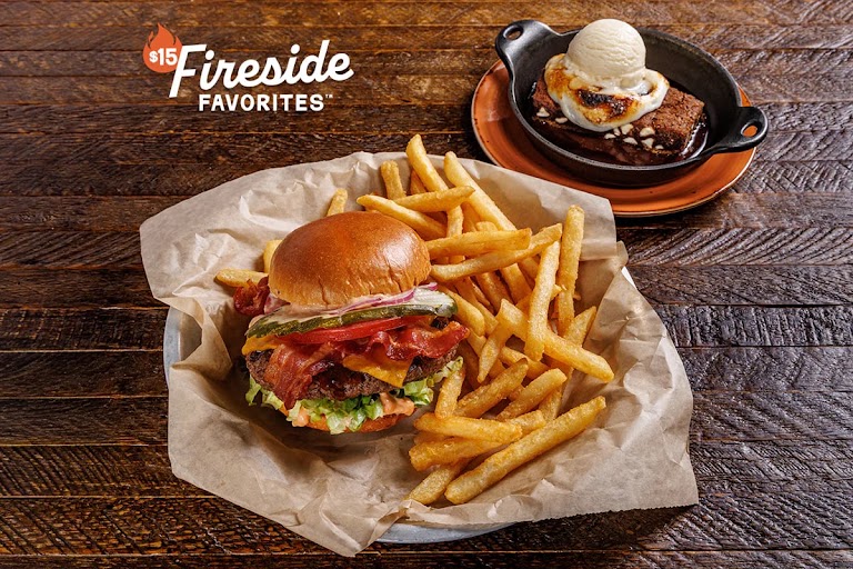 BBQ Ranch Bacon Burger at Lazy Dog Restaurant & Bar