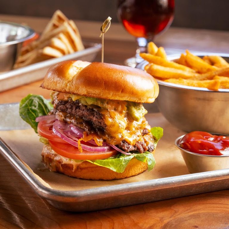 Kids Cheeseburger at Brews Brothers Brewpub