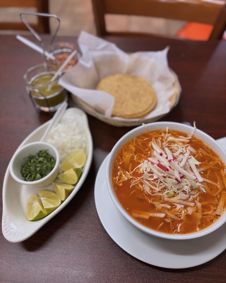 Champurrado at Tamales Lilianas