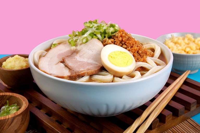 Shrimp Tempura Kake Udon at Marugame Udon