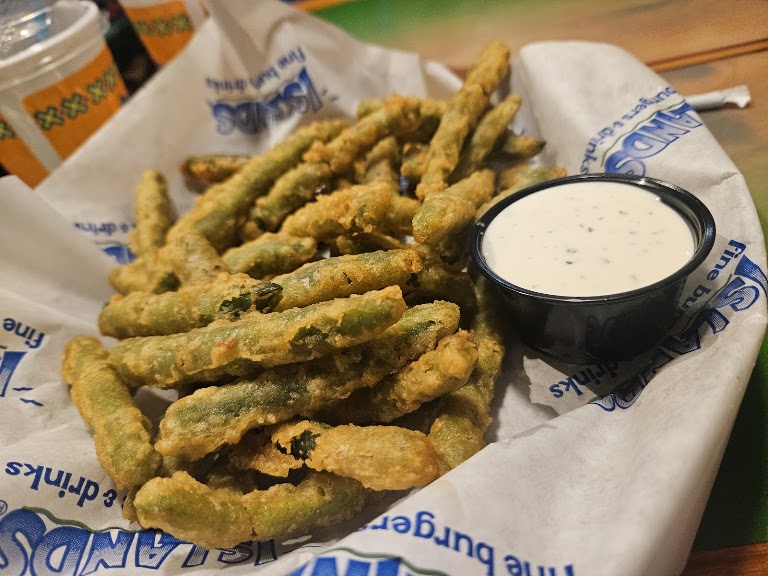 Tempura Green Beans at Islands Restaurant Seal Beach