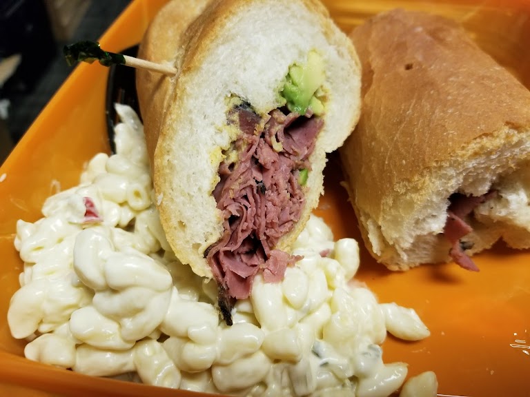Korean Spicy PORK BANH MI Sandwich at Bites & Bashes Cafe