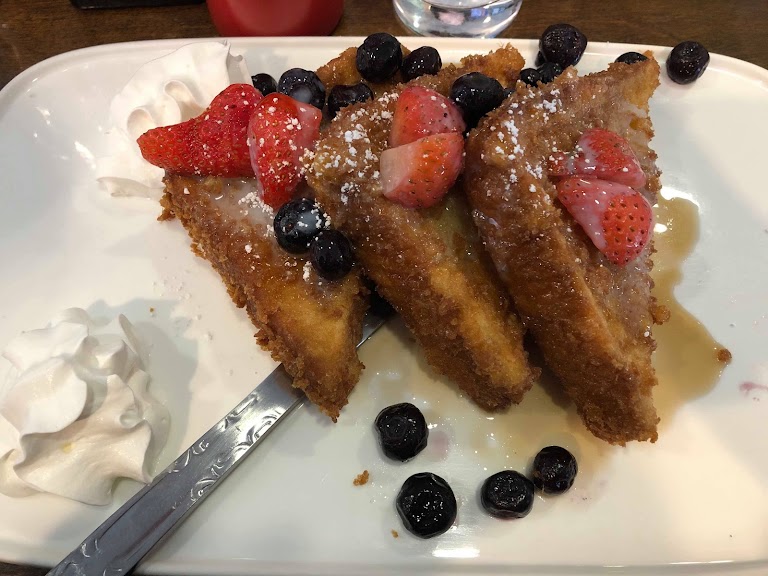 House French Toast at Popping Yolk Cafe