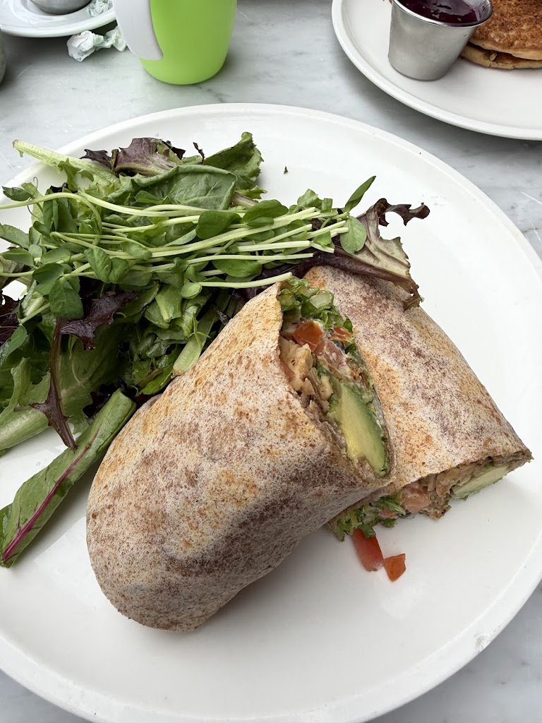 I AM Glorious Blackened Tempeh Caesar WRAP at Cafe Gratitude
