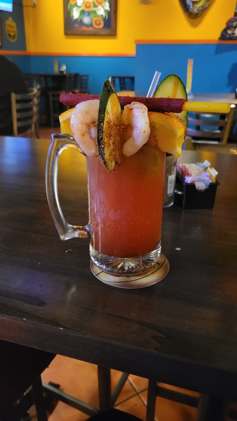Michelada with Fruit at Micheladas Mex Grill