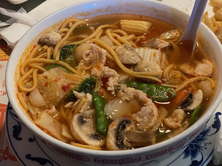 Wor Wonton Soup at Mandarin Island