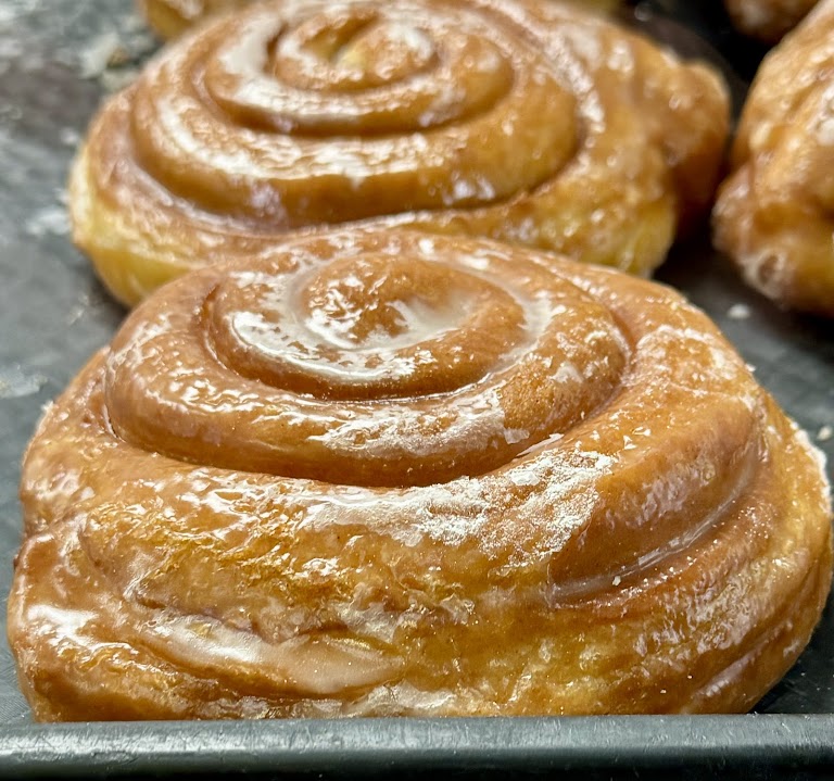 Cinnamon Rolls at Yum Yum Donuts