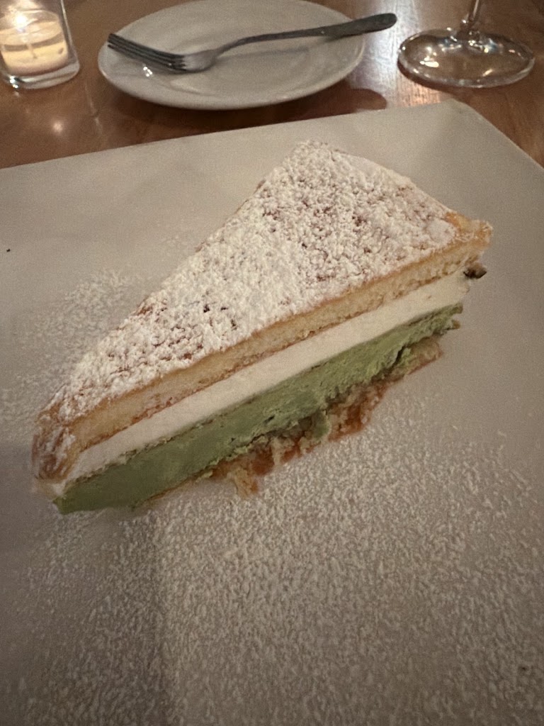 Pistachio Ricotta Cake at IL NIDO