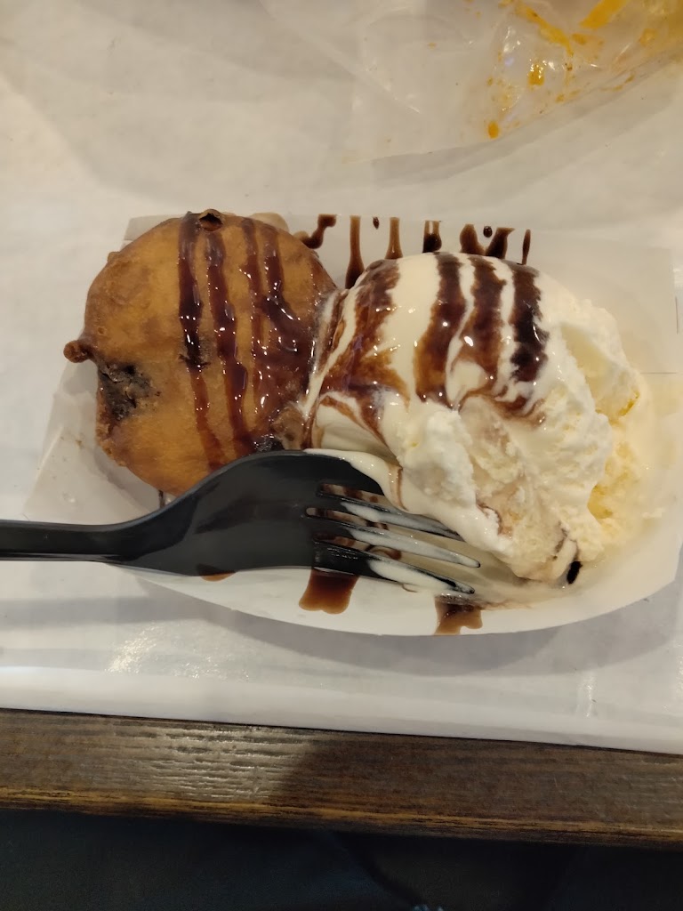 Fried Oreo Ice Cream at Whittier Stinkin Crawfish