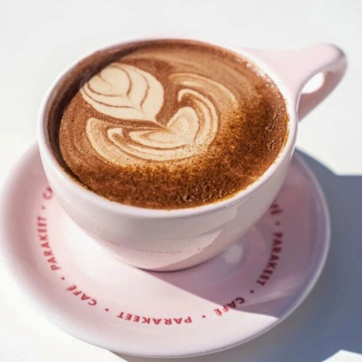 Cappuccino at Parakeet Cafe - Brentwood