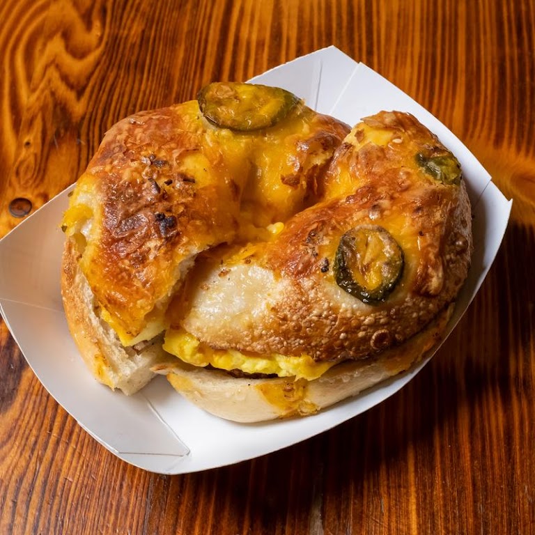 Bacon at The Bagel Shack