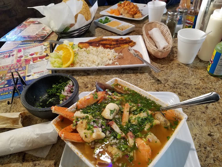 Shrimp & Octopus Cocktail at Mariscos El Perihuete
