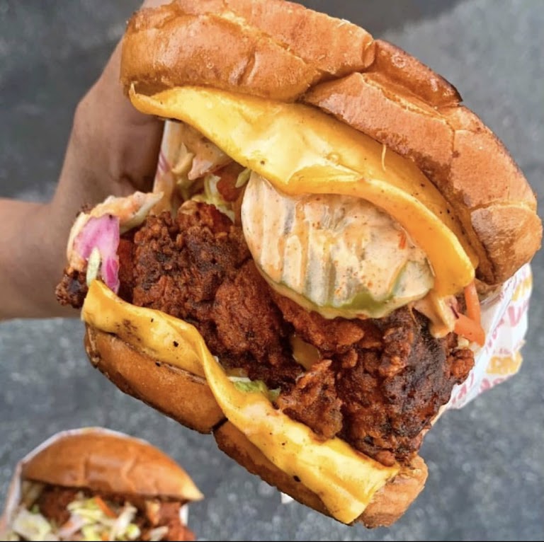 Crimson Chicken Sandwich at Crimson Coward