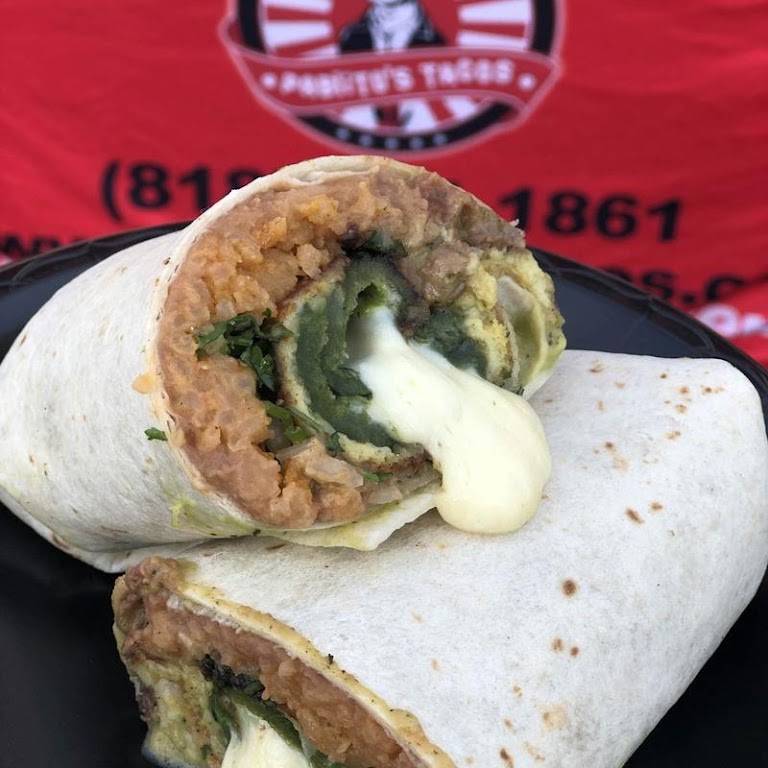 Burritos at Pablito's Tacos