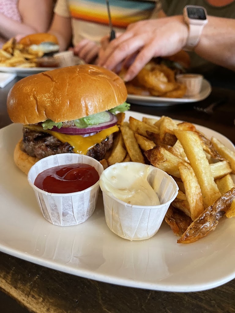 Hamburger at The Rookery Alehouse & Grill