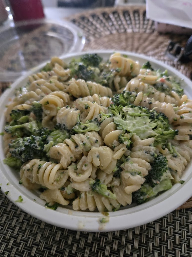 Chickpea Salad at Calif Chicken Cafe