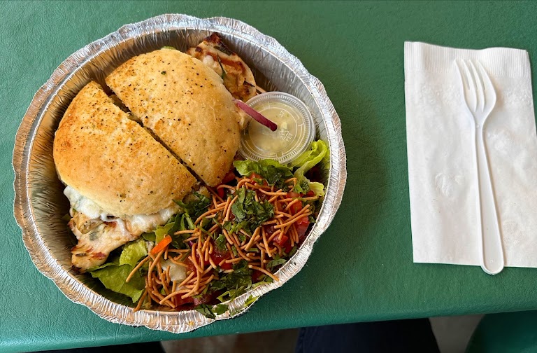 Mix Sandwich with Poblano Salad at El Appetiz