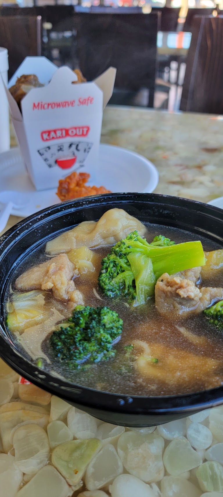 Wor Wonton Soup at Panda Wok