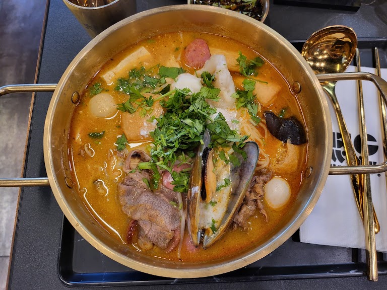 Tom Yum (with Coconut) Broth at Big Way Hot Pot (Rowland Heights)