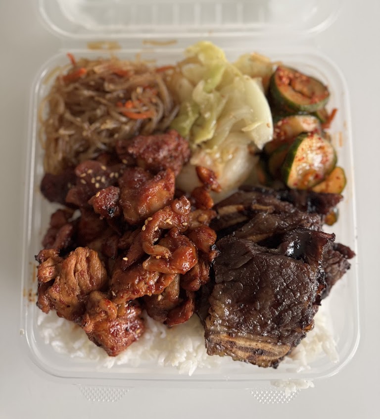 Kalbi Short Rib(1 Strip) Bowl at Umma's K-BBQ