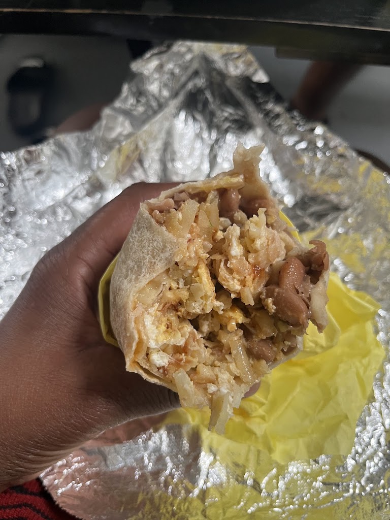 Burritos at Sam's Tacos