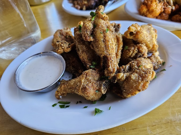 Fried Brussels Sprouts at The Slice & Pint