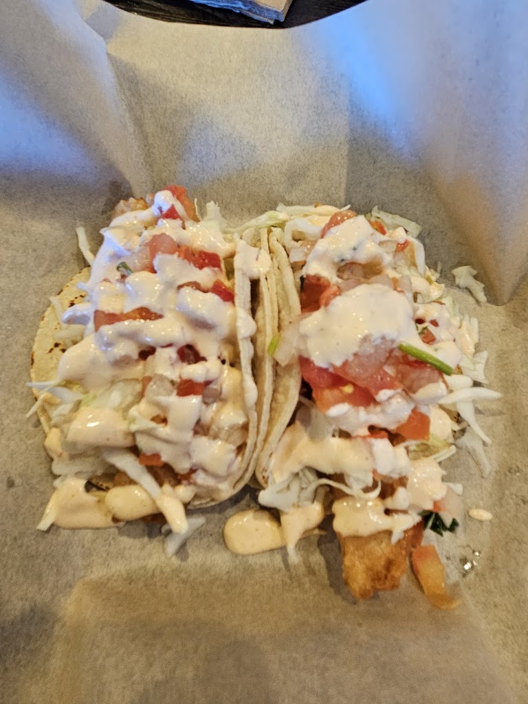 White Fish Taco at Hook'd Fish Grill