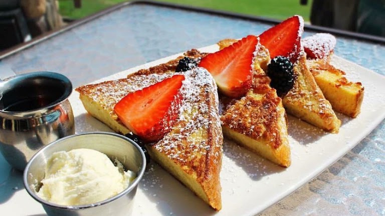 French Toast (2) with One Meat Option at Hilltop Restaurant & Bar