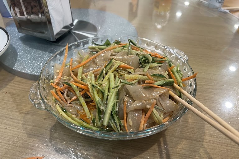 Sauteed Vegetable with Sliced Fish at Tasty Thousand
