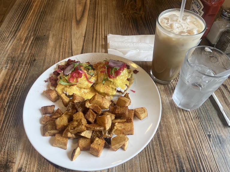 Red Chilaquiles at Rise & Dine Cuisine