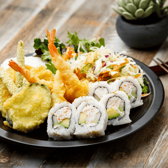 Cheetos Shrimp Tempura Sushi at SanSai Japanese Grill