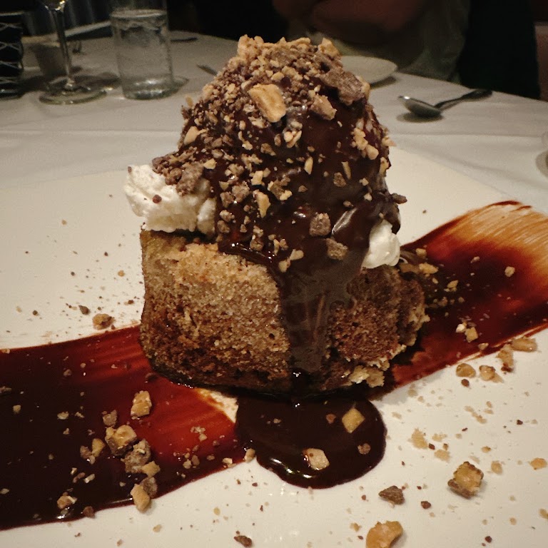Cheesecake, NEW York-style - Caramel Macadamia Nut at Chart House