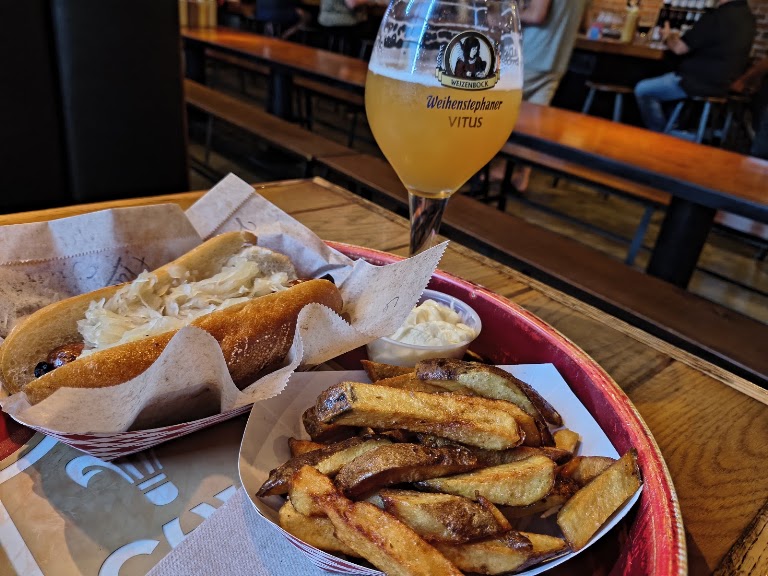 Weltenburger at Wursthaus