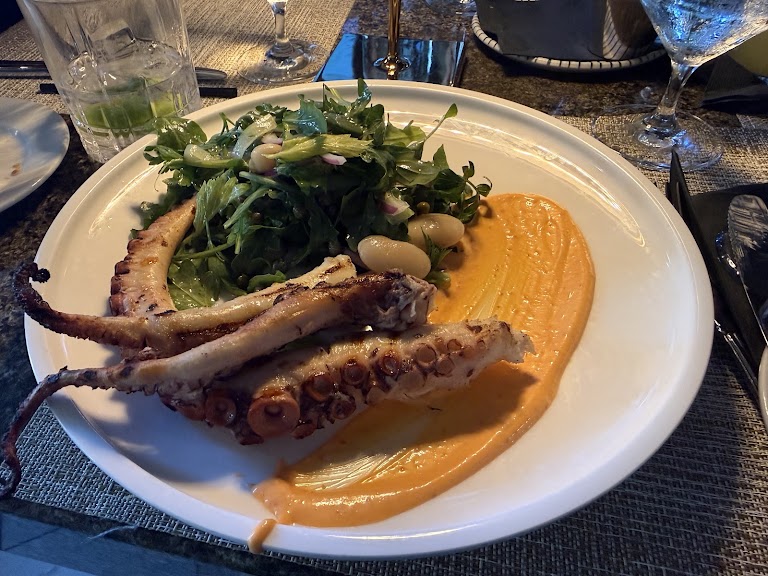 Grilled Octopus at Mediterraneo
