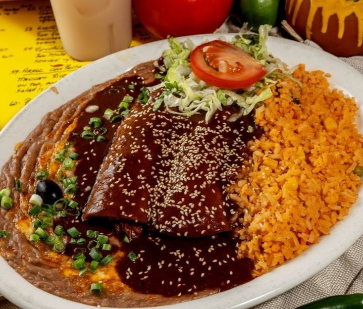 Mole Enchilada at Veracruz Family Restaurant