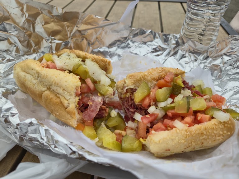 Hot Dogs at DeFranko's Submarines