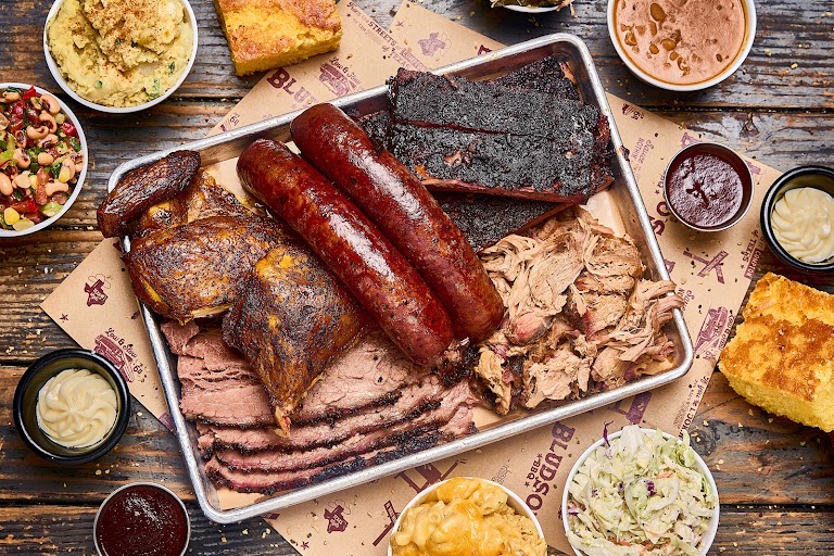Family Meal at Bludso's BBQ