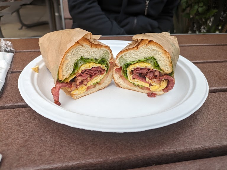Egg Sandwich at Bread and Butter