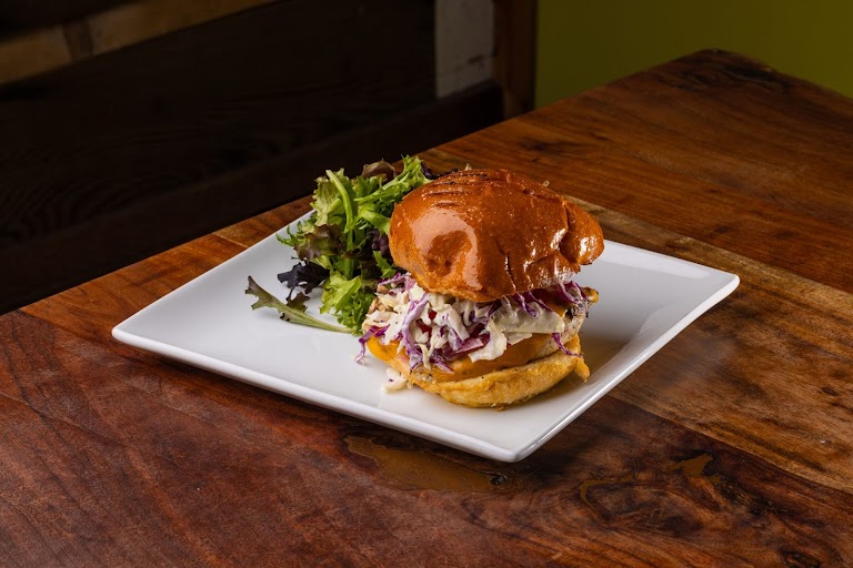 Mahi Mahi Burger at Four Cafe