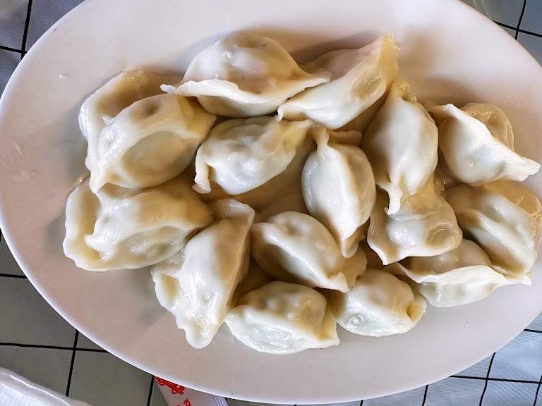 Pork & Chinese Vegetable Dumpling (50pc) at Happy Noodle