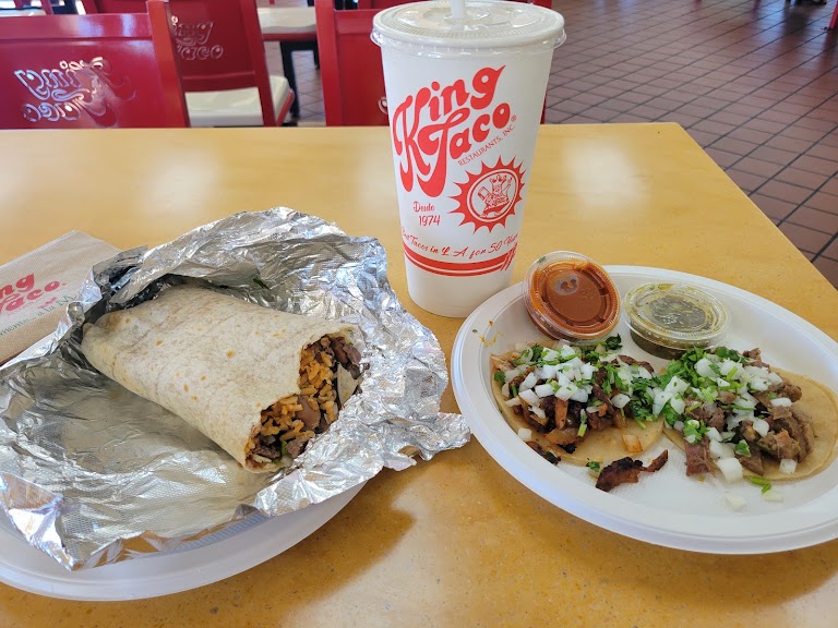 Burritos at King Taco # 28